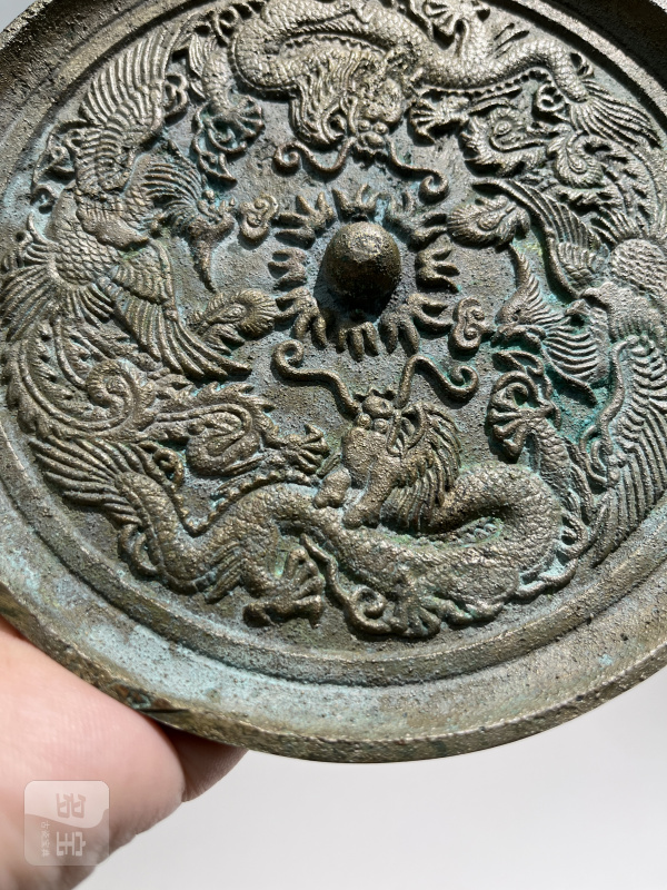 清 双龙双凤纹镜 - 图3